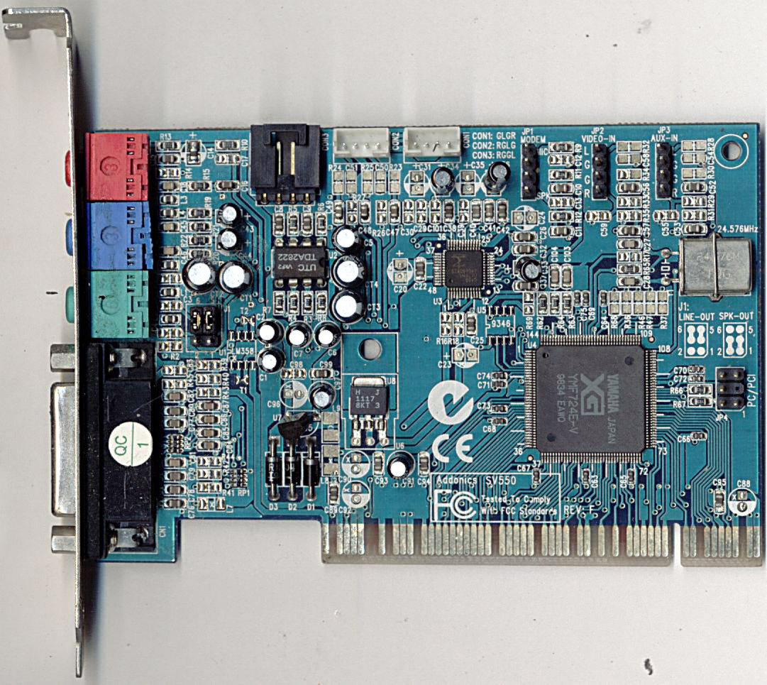 YAMAHA XG YMF744B V SOUND CARD driver